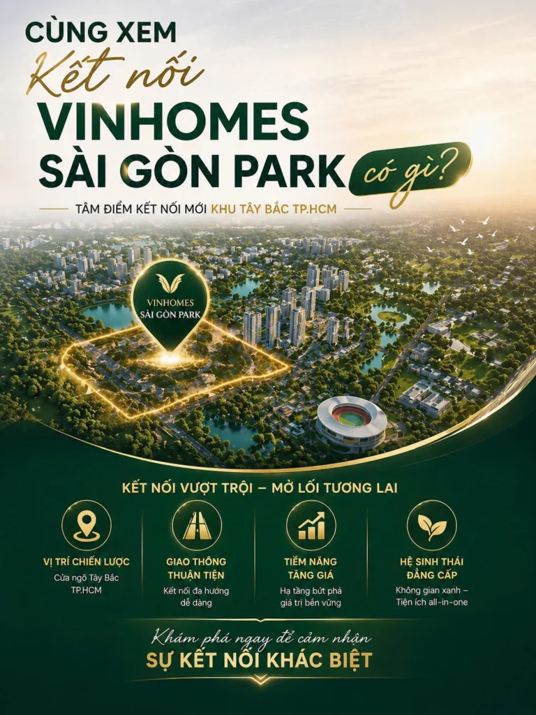 vị trí vinhomes saigon park hóc môn