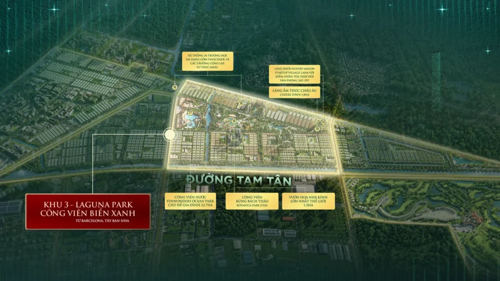 phân khu laguna vinhomes saigon park
